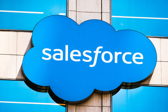 salesforce building logo